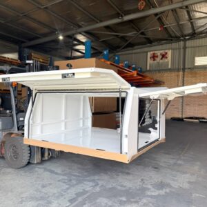aluminium canopy white