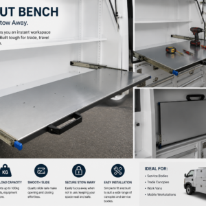 Slide Out Bench