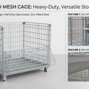 Galvanised Mesh Cage